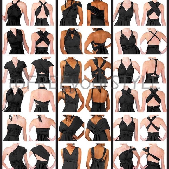 MoH black infinity gown - Picture 2 of 5